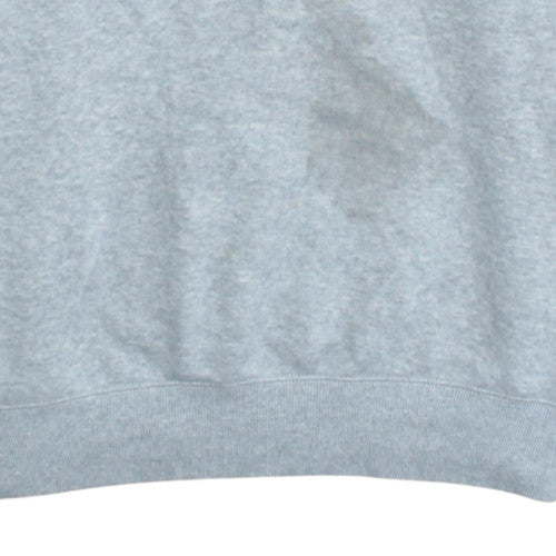 Champion Men's Grey Logo Crew Neck Pullover Sweatshirt L
