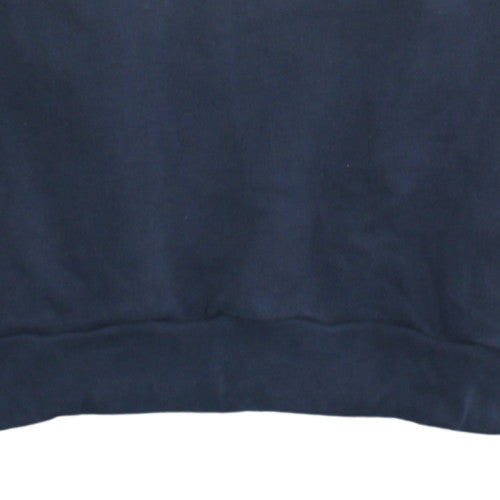 Adidas Mens Blue 2XL Crew Neck Pullover Sweatshirt Graphic Logo