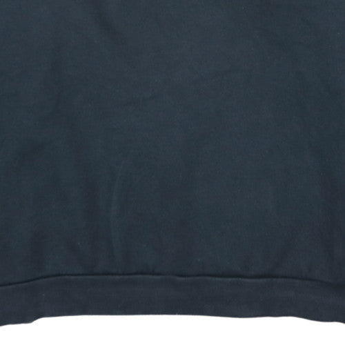 Adidas Men's Black 2XL Crew Neck Pullover Sweatshirt with Logo