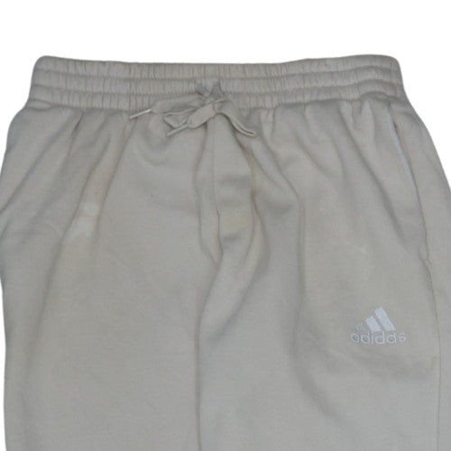 Adidas Mens Beige Jogger Sweatpants Size M Drawstring Waist
