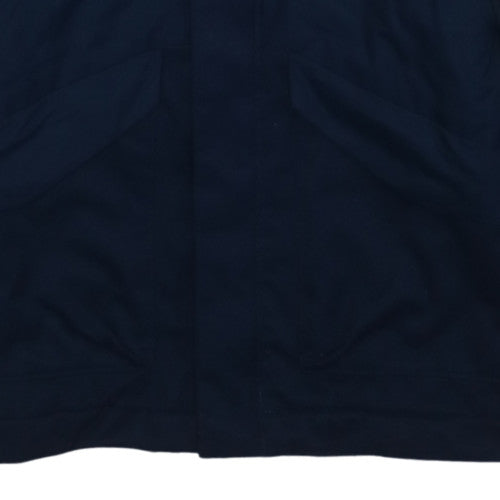 Columbia Boys Blue Waterproof Hooded Parka Coat Size M Winter Jacket