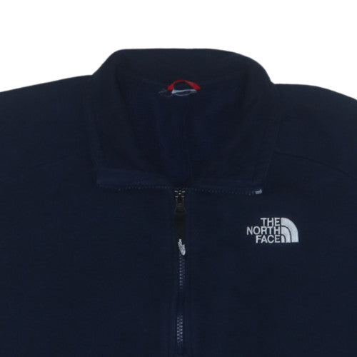 The North Face Boys Blue Fleece 1/4 Zip Pullover Sweatshirt - 10 Years