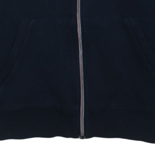 Tommy Hilfiger Men’s Blue Full Zip Hoodie Size M Classic Logo