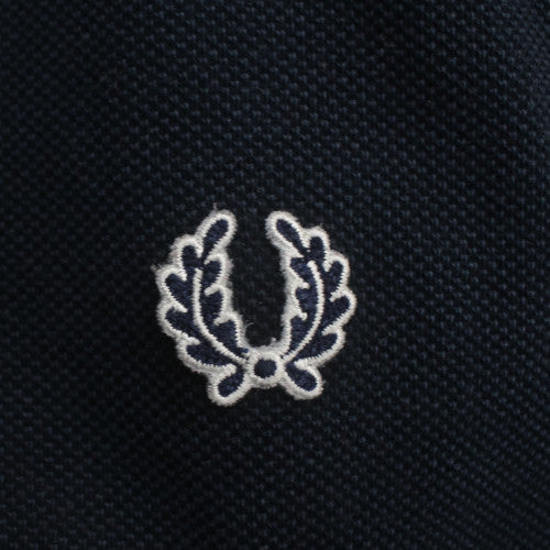 Fred Perry Men’s Blue 1/4 Zip Sweatshirt M Cotton Blend