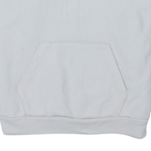 Levi's Women White Small Pullover Hoodie with Logo Front