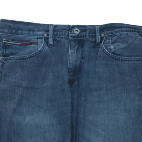 Tommy Hilfiger Men’s Blue 33x37 Straight Leg Denim Jeans