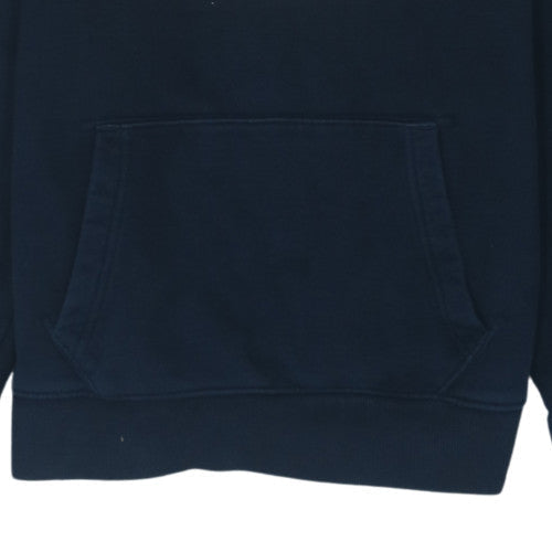 Tommy Jeans Men's Blue Pullover Hoodie M Regular Fit Logo 1985