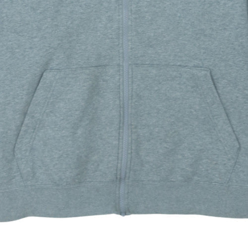 Nike Men's Grey Full Zip Hoodie 2XL Regular Fit Sportswear