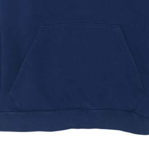 Adidas Men's Blue Pullover Hoodie Size M Fleece Sportswear