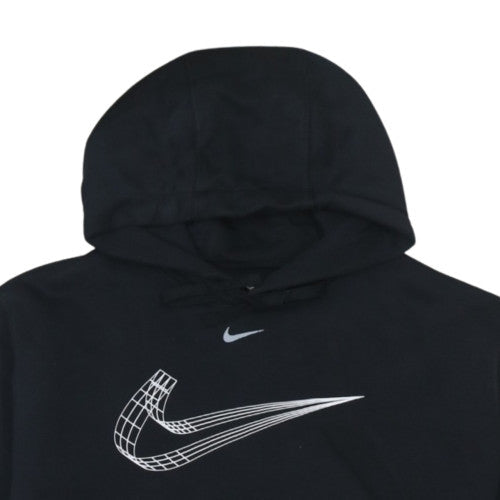 Nike Women's Black XL Pullover Hoodie with Silver Graphic Logo