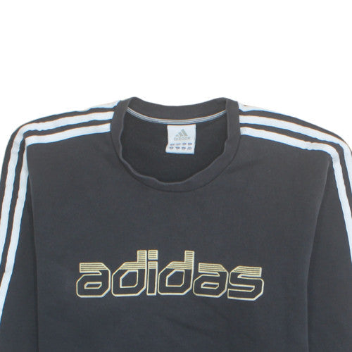 Adidas Men's Black XL Pullover Sweatshirt with Logo