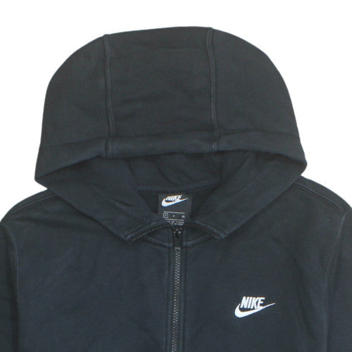 Nike Men's Black Full Zip Hoodie Size S Fleece Sweatshirt
