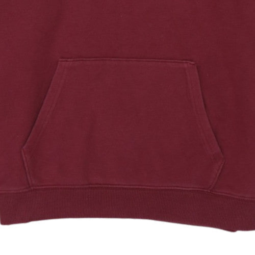 Quiksilver Boys Burgundy Hoodie XL 16 Fleece Pullover Sweatshirt