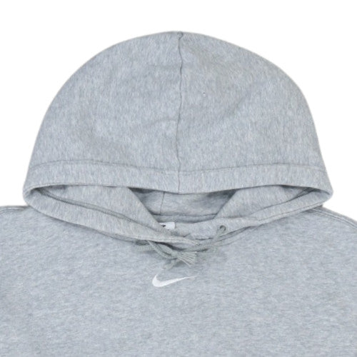 Nike Women's Grey Pullover Hoodie Small Cotton Blend Sportswear