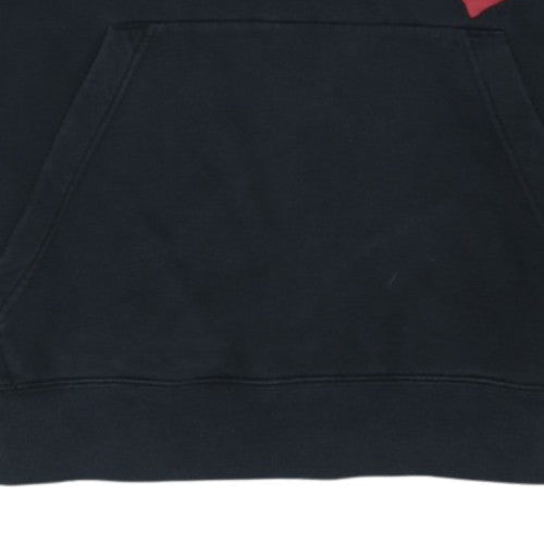 Nike Jordan Men's Black L Pullover Hoodie with Red Logo
