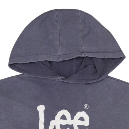 Lee Womens Grey Pullover Hoodie Size 8 100% Cotton Casual Sweatshirt