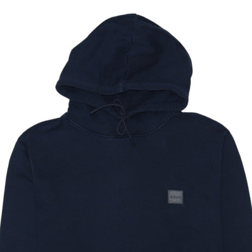 Hugo Boss Men's Blue Pullover Hoodie Size M Regular Fit
