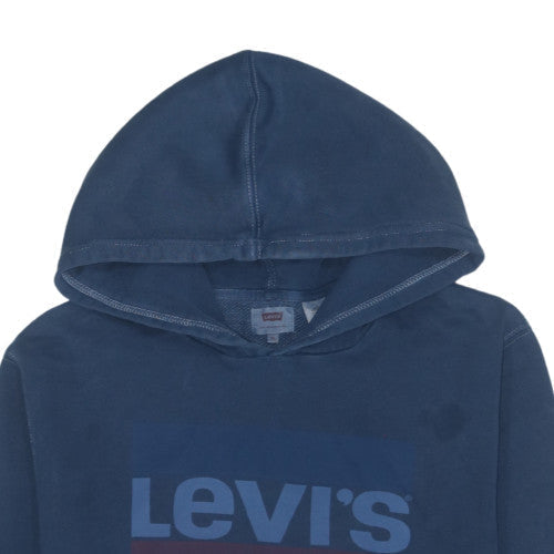 Levi's Men's Blue Pullover Hoodie XL Classic Logo Cotton Sweatshirt