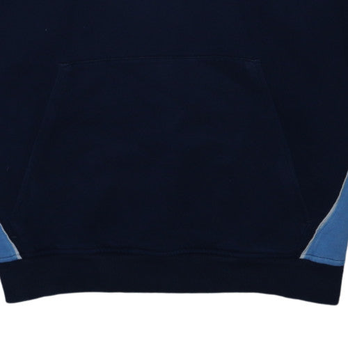 Canterbury Men's Blue Pullover Rugby Hoodie Size L Sportswear