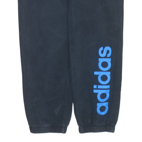 Adidas Boys Black Jogger Sweatpants 16 Years Sport Essentials Fleece