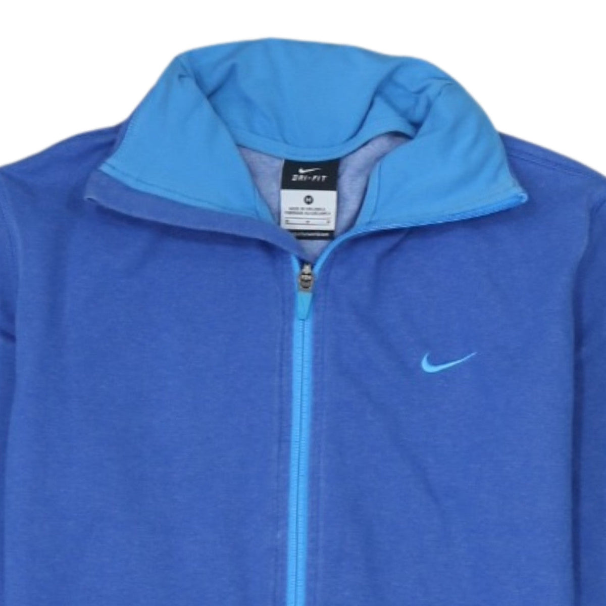Nike Men's Blue Dri-FIT Full Zip Sweatshirt Jacket Size M