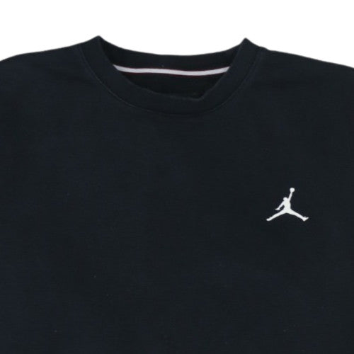 Jordan Men's Black Crew Neck Sweatshirt M Pullover Fleece