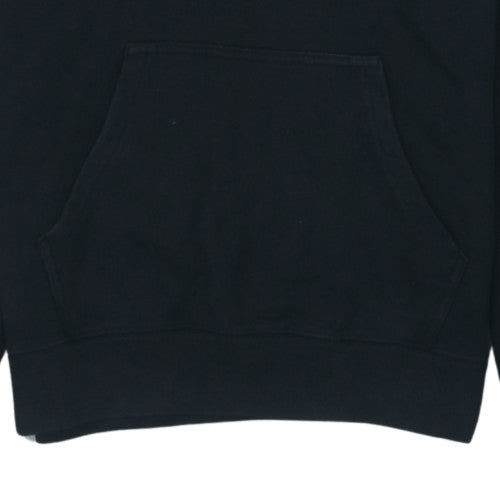 Champion Men's Black Pullover Hoodie Medium Logo Fleece Sweatshirt