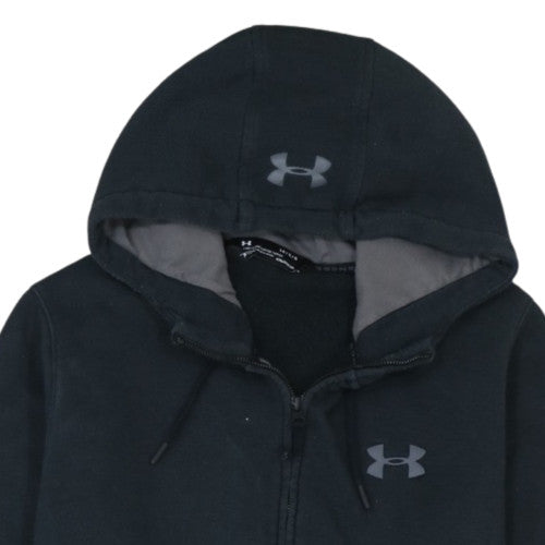 Under Armour Men's Black Full Zip Athletic Hoodie Size L
