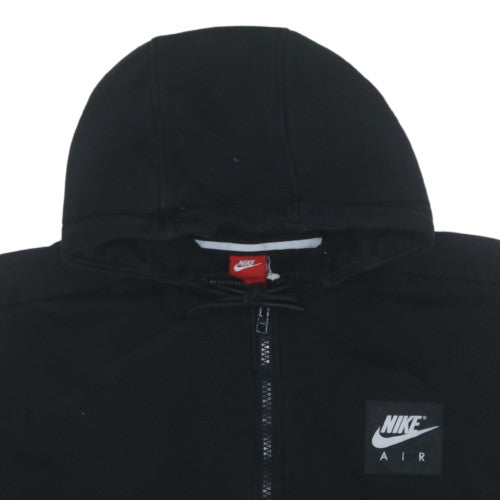 Nike Air Black Full Zip Hoodie Mens L Hooded Sweatshirt