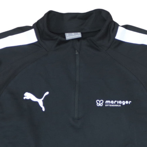 Puma Men’s Black 1/4 Zip Sports Sweatshirt M Regular Fit