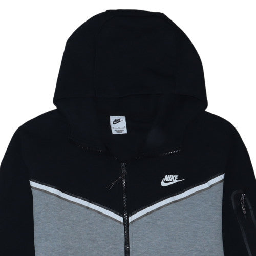 Nike Men's Grey XL Full Zip Hooded Sports Fleece Hoodie
