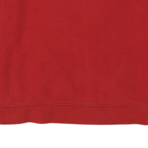 Champion Women's Red Crew Neck Pullover Sweatshirt Size M