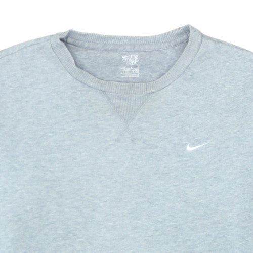Nike Men's Grey Crew Neck Pullover Sweatshirt Size M