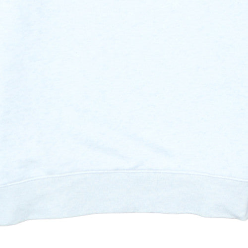 Quiksilver Mens Blue White Colour Block Crew Sweatshirt Size S