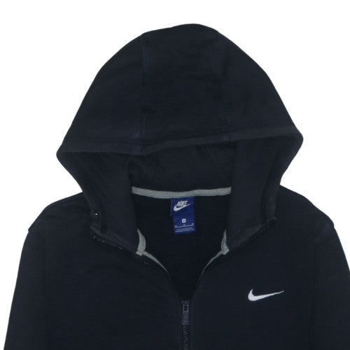 Nike Men's Black Full Zip Hoodie Size M Fleece Sportswear