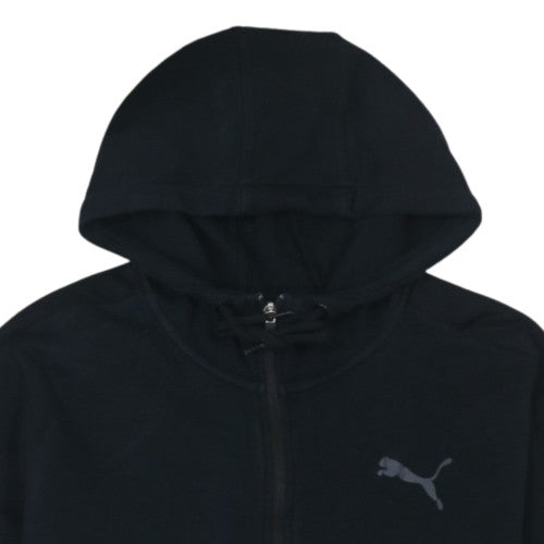 Puma Men's Black XL Full Zip Hoodie Fleece Sweatshirt