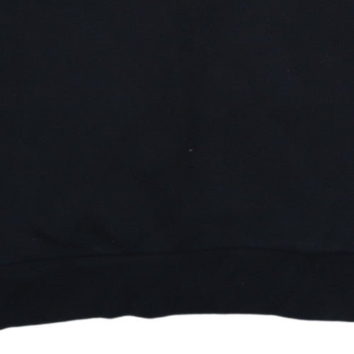 Adidas Mens Black Medium Crew Neck Pullover Sweatshirt