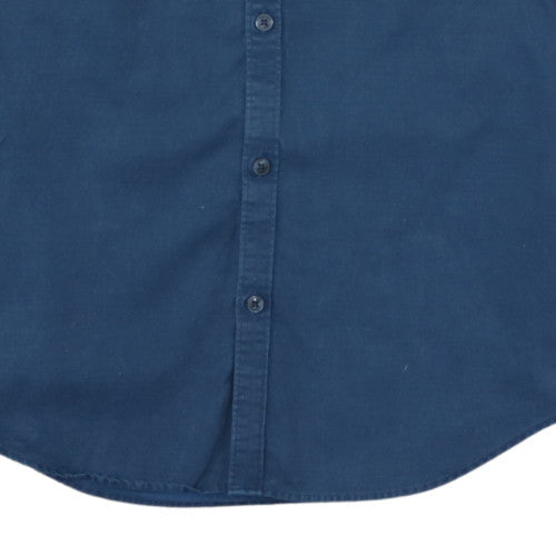 Calvin Klein Men's Blue Slim Fit Long Sleeve Button-Up Shirt Size S