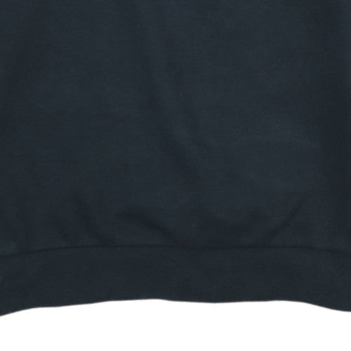 Adidas Mens Black M Crew Neck Pullover Sweatshirt Classic Style