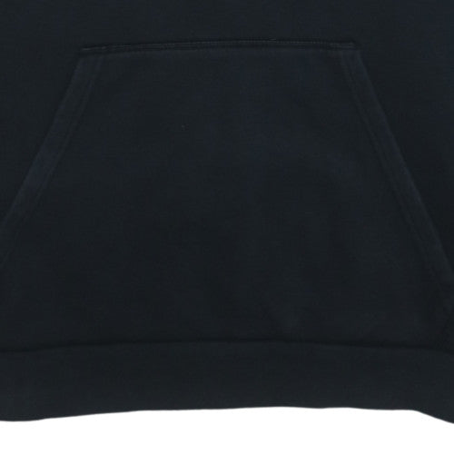 adidas Men Black Pullover Hoodie Fleece Regular Fit Size L