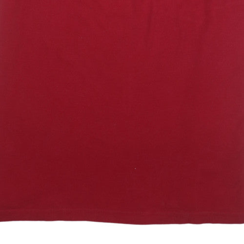 Chaps Ralph Lauren Men's Red 2XL Cotton Short Sleeve Polo Shirt
