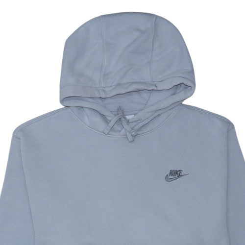 Nike Men’s Grey Pullover Hoodie Size S Regular Fit Fleece Sweatshirt