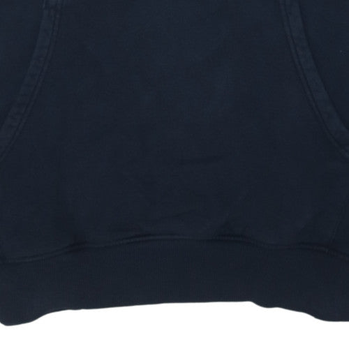 The North Face Men Blue Pullover Hoodie L Outdoor Cotton