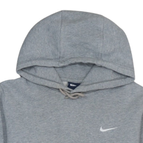 Nike Men's Grey Pullover Hoodie M Fleece Regular Fit Sportswear