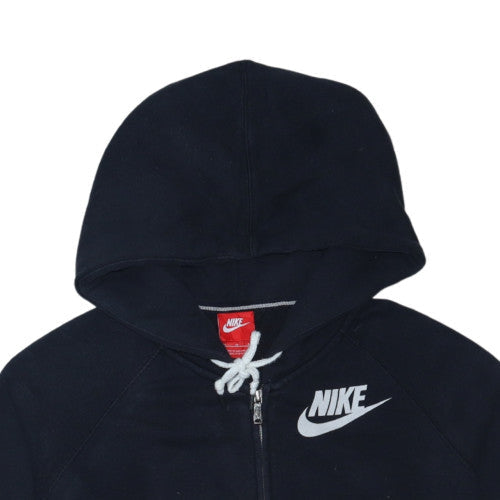 Nike Men's Black Full Zip Hoodie M Fleece Sportswear Sweatshirt