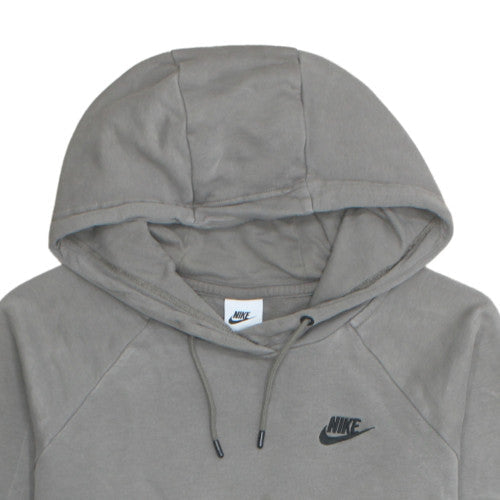 Nike Men's Grey Pullover Hoodie Small Regular Fit Fleece