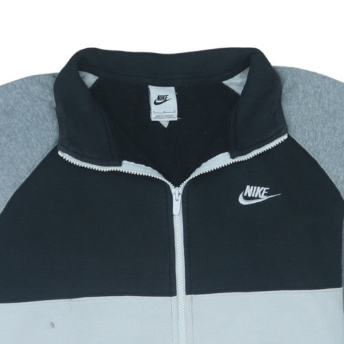 Nike Men’s Black Full Zip Sweatshirt M Regular Fit Fleece