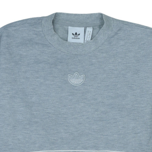 Adidas Men's Grey Crew Neck Sweatshirt M Long Sleeve Pullover