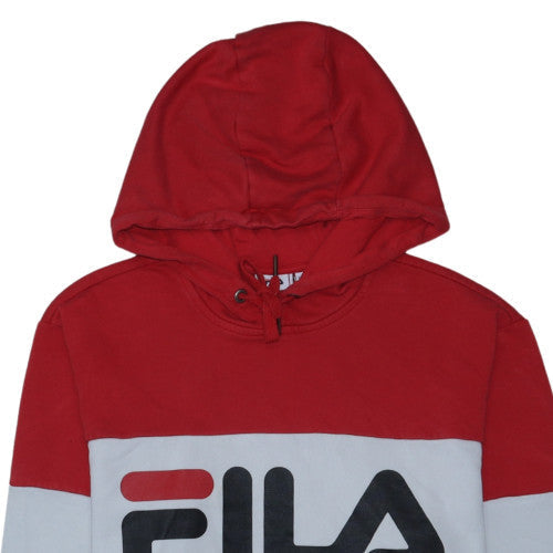 Fila Mens Multicoloured Pullover Hoodie L Logo Sportswear