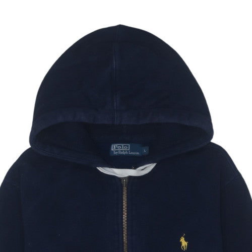 Polo Ralph Lauren Men's Blue Full Zip Hoodie Size L